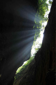 龙水峡地缝