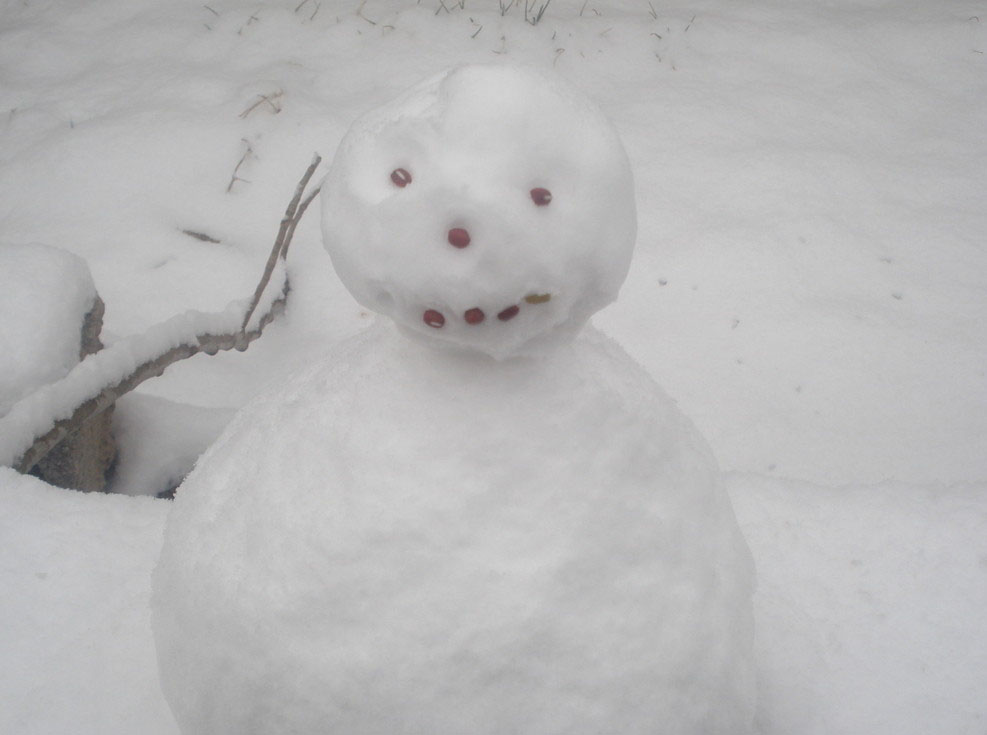 雪人照片