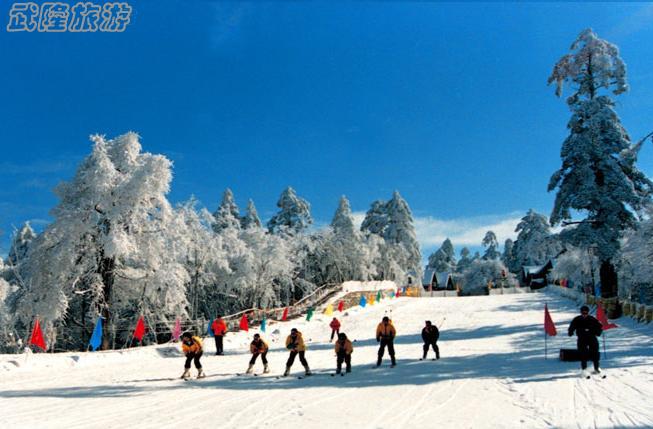 仙女山滑雪