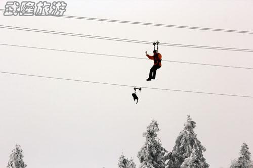 仙女山雪景