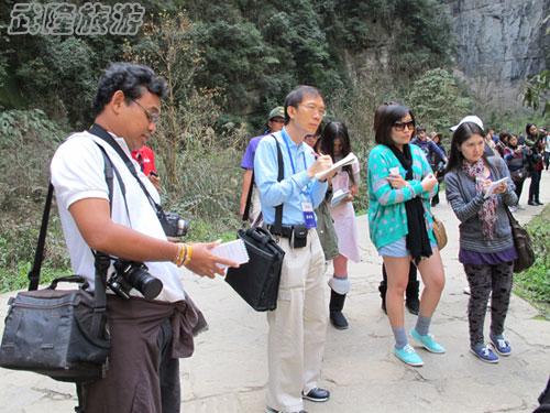 泰国20多家媒体聚焦武隆旅游 称赞天生三硚是上天赐予武隆最好的礼物