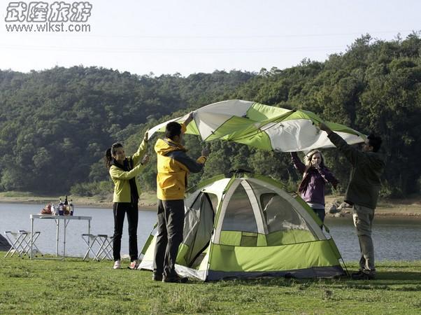 在野外露营,场地该如何建设