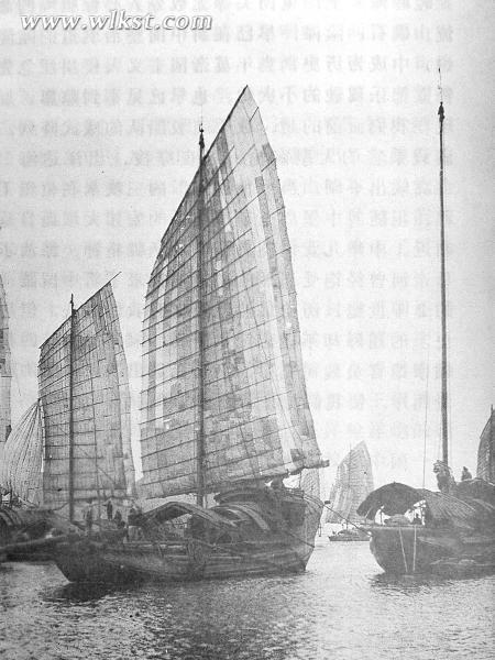 长江黄金水道百舸争流(1911年)。