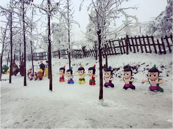 仙女山雪期将持续至3月份 一起玩转冰雪童话世界