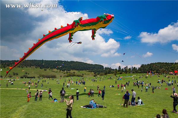 2017武隆仙女山国际风筝季在仙女山大草原拉开帷幕